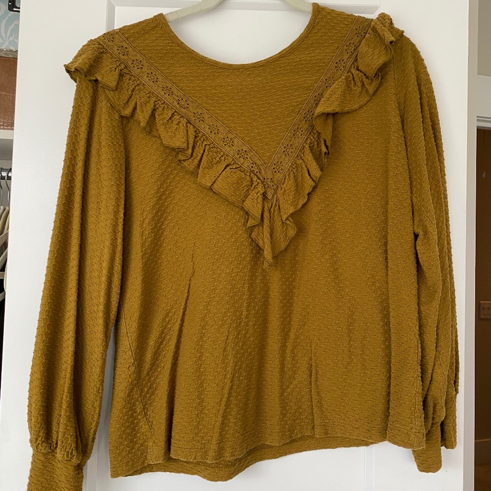 J. Crew Ruffle Blouse